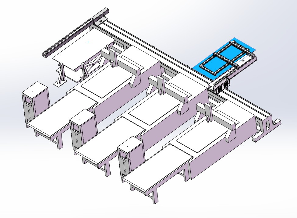 Ligne de production de vêtements M12(1+3)