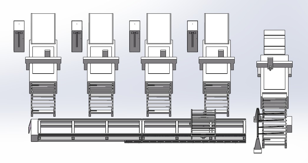 Ligne de production de meubles en panneaux M20(1+4)
