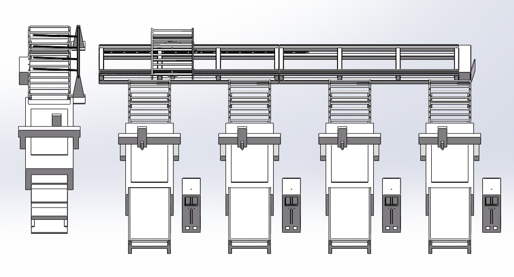 Ligne de production de meubles en panneaux M20(1+4)