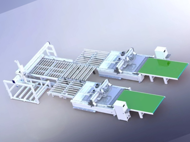 Ligne de production de meubles sur mesure M12(1+2) avec chargement par portique